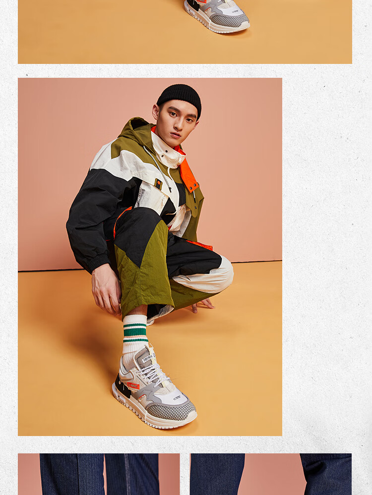 李宁休闲鞋男士中国李宁001匠心男子经典休闲鞋agcq271