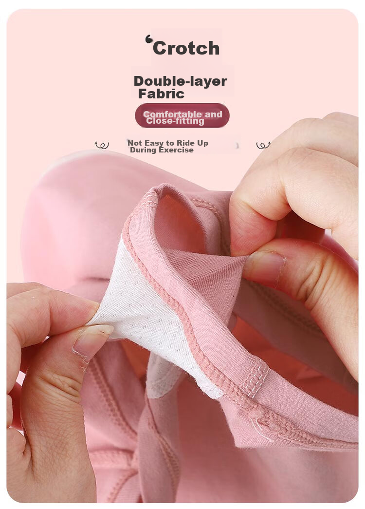 Bingxuemumian Girls' Underwear, Class A Quality Cotton, Antibacterial Crotch, Boxer Briefs, Sweat-Absorbing And Breathable, for Older Children, Square-Cut Shorts 14