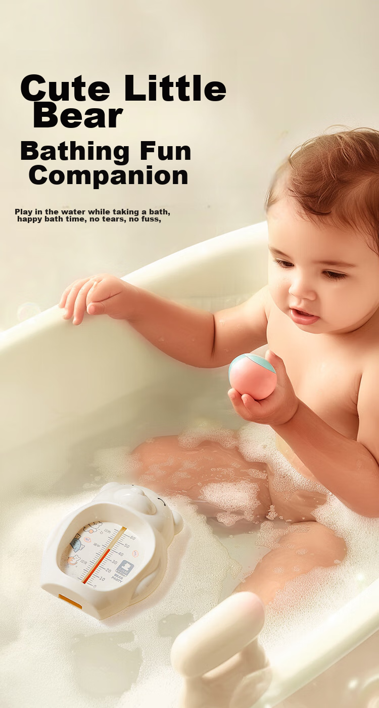 SnowBear Water Thermometer, Baby Bath Temperature Meter, Accurate Temperature Sensing, Waterproof Material, 09223 13
