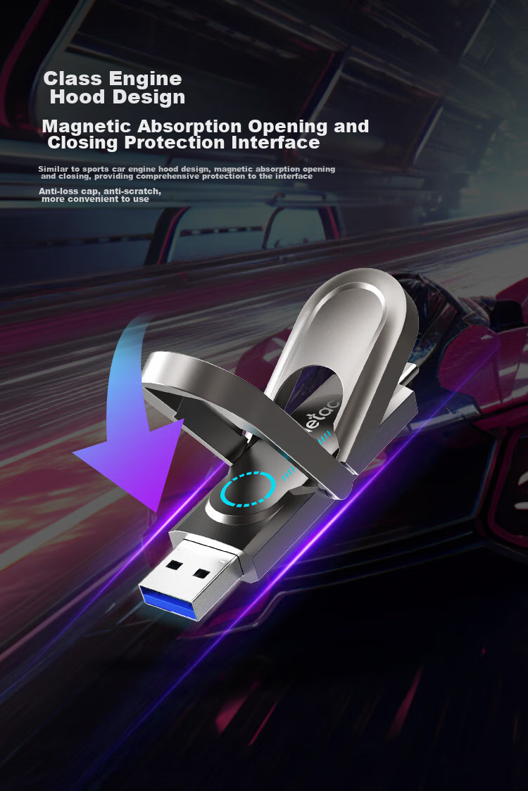 Netac 512GB USB3.2 Solid State Flash Drive US9 Type-C Dual Interface USB Drive Read Speed 1000MB/s Computer Portable Hard Drive System Flash Drive Speed Boost 12