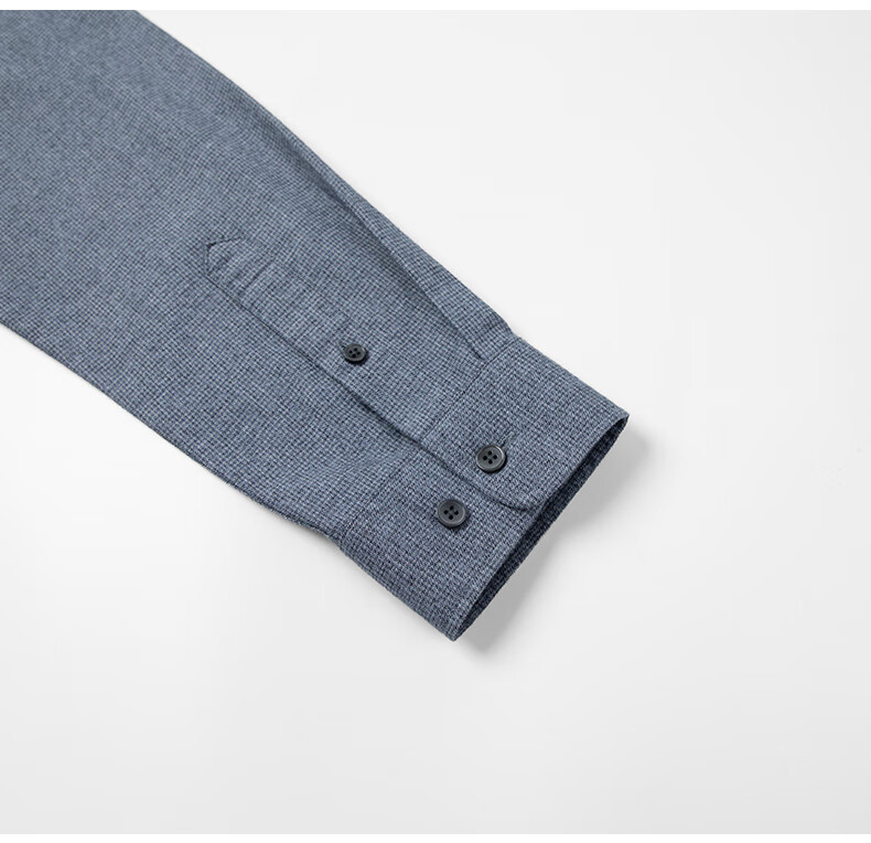 BLACKMONDAY [80-Count Long-Staple Cotton] Pure Cotton Long-Sleeve Shirt for Men, Spring And Autumn Season, All-Cotton Wrinkle-Free Casual Business Shirt for Me 14