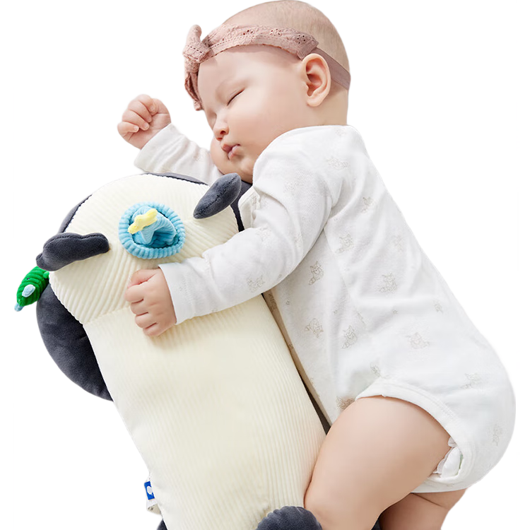 Babycare Baby Doll Comfort Pillow, Multifunctional Soothing Pillow, Side Sleeping Backrest Pillow, Whale Design, 45*23*15cm, Suitable for Ages 0-1 Year Old