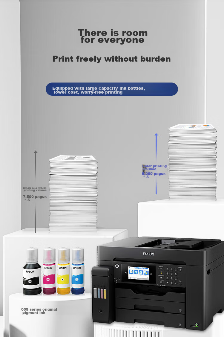 EPSON L15168 A3+ Color Ink Tank Digital Multifunction Printer Wired/Wireless (On-site Installation + 3-Year On-site Service) 3