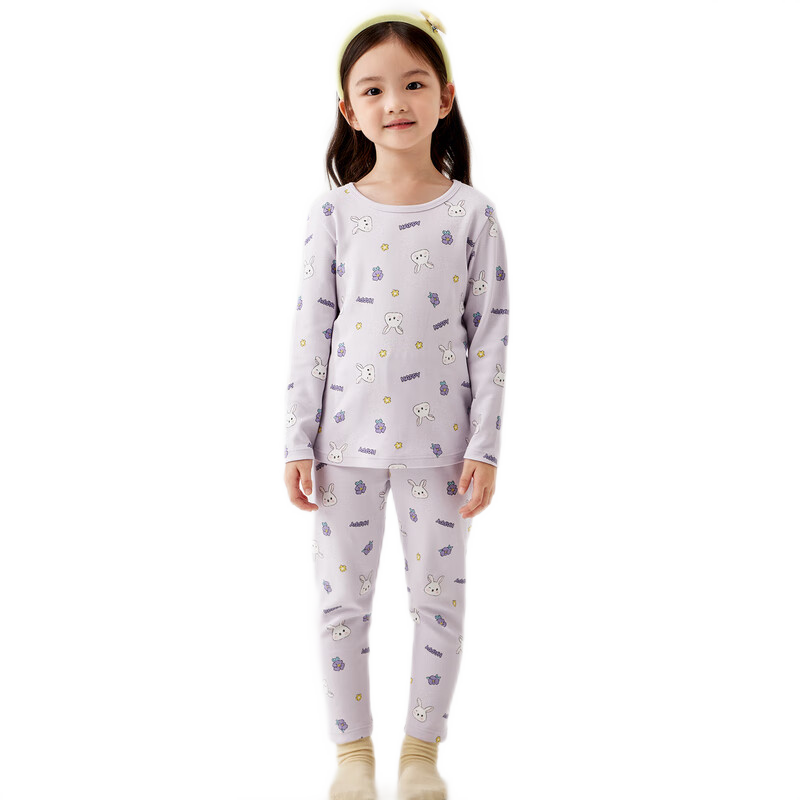 BALABALA Children's Autumn Underwear Set, Boys' Thermal Underwear, Autumn And Winter Baby Girls' Base Layer Pajamas, 208424169006