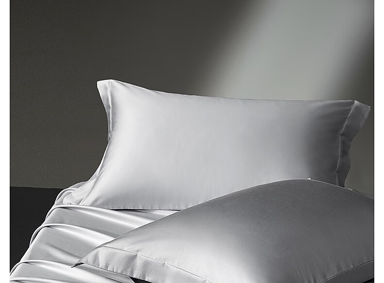 Shuixingjiafang Pillowcase, 100% Pure Cotton, Class A Pillow Cover, 140 Thread Count, Sateen Fabric, One Pair, 48x74cm 14
