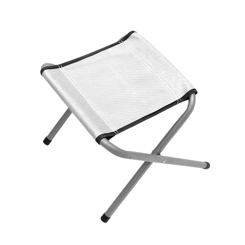 Langxingzhe Outdoor Folding Stool, Portable Small Stool, Casual Small Bench, Art Sketching Picnic Fishing Household Stool, White