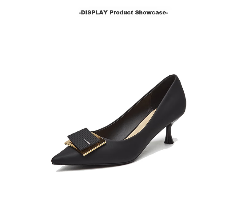 DAPHNE Elegant High Heels for Women, Pointed Toe, Stiletto, Shallow Mouth Pumps, Versatile Work Shoes 4623101023 Beige 36 24