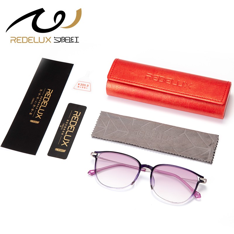 Xiyanghong Reading Glasses for Women, Bifocal Anti-Blue Light Smart Photochromic Invisible Dual-Light Reading Sunglasses AX6101 200 Degrees