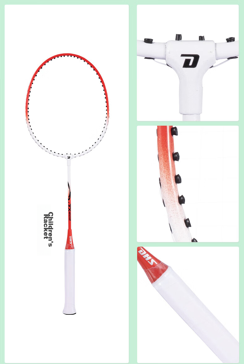 DHS Badminton Racket Set of 3, Family Type E-TX202, Pre-Strung 11