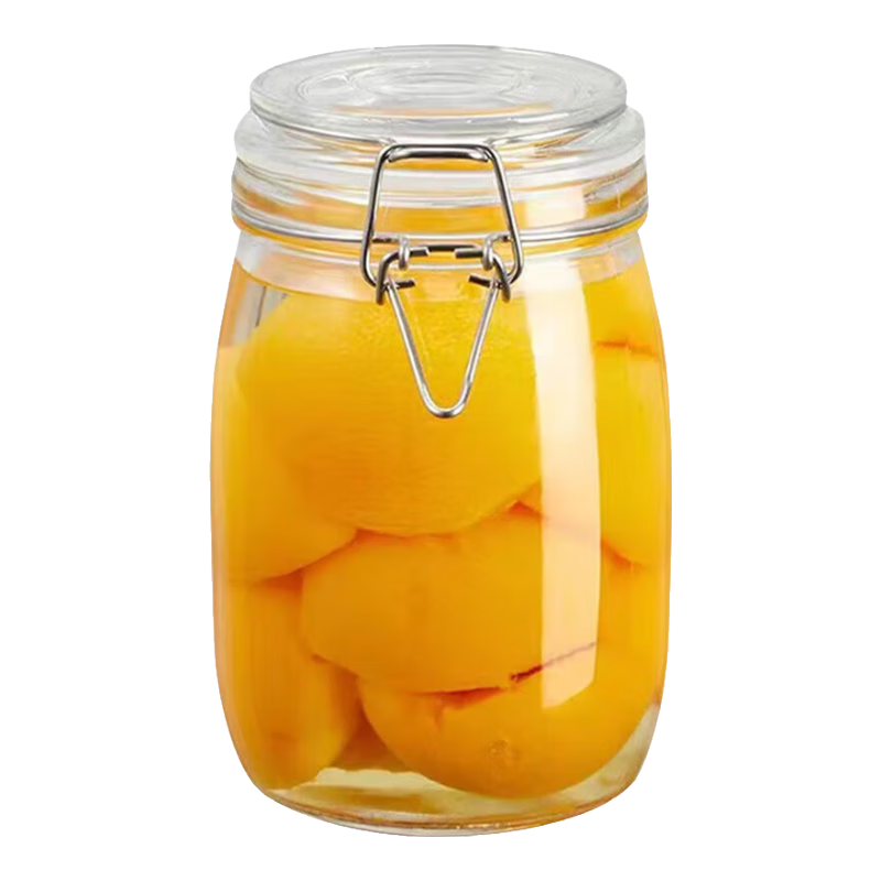 Maxcook Glass Storage Jar, Airtight Container for Infusing Liquor, Glass Bottle for Pickling Garlic, 1000ml Single Pack MCX1022