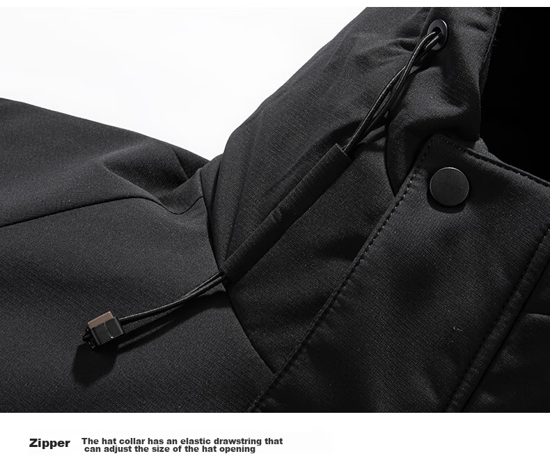 YAYA Men's down Jacket, Short Hooded Style, Thick Warm Coat for Young People, New Winter Outdoor Casual Workwear Jacket 24076 23