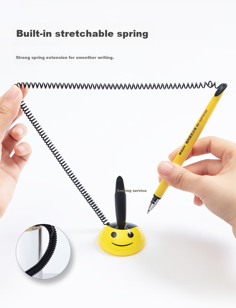 M&G Stationery Business Desktop Pen 0.5mm Black Gel Pen Signing Pen, Sticky Neutral Pen Office Supplies, Black, 24 Pcs/box, AGP16103 Back-To Essential 3