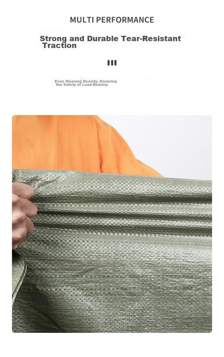 BIAZE Daily Use Snake Skin Bags, Woven Bags, Moving Bags, Flood Prevention Bags, Cement Sand Bags for Renovation And Garbage, Express Packaging Bags, 100 Pieces, 40*60, BYG95 8