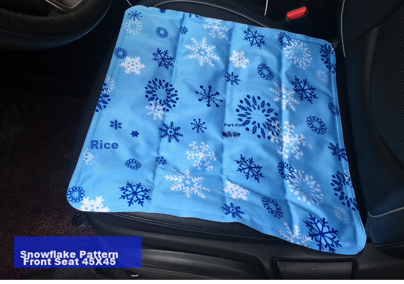 Dijialun Summer Car Seat Cushion, Single Piece Square Pad, Ice Pad, Home And Car Cooling Mat, Office Sofa Ice Cream Seat Cushion, Pet Mat 6