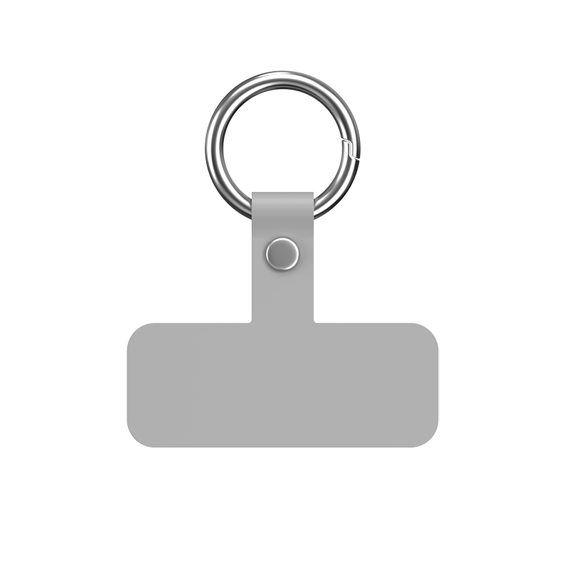 ESCASE Phone Lanyard Clip, Fixed Card Holder, Phone Case Clip, TPU Patch, Chain Connector Pad, Hanging Ring, Anti-Loss Device, Suitable for Vivo Redmi PT-M02Pro, Gray