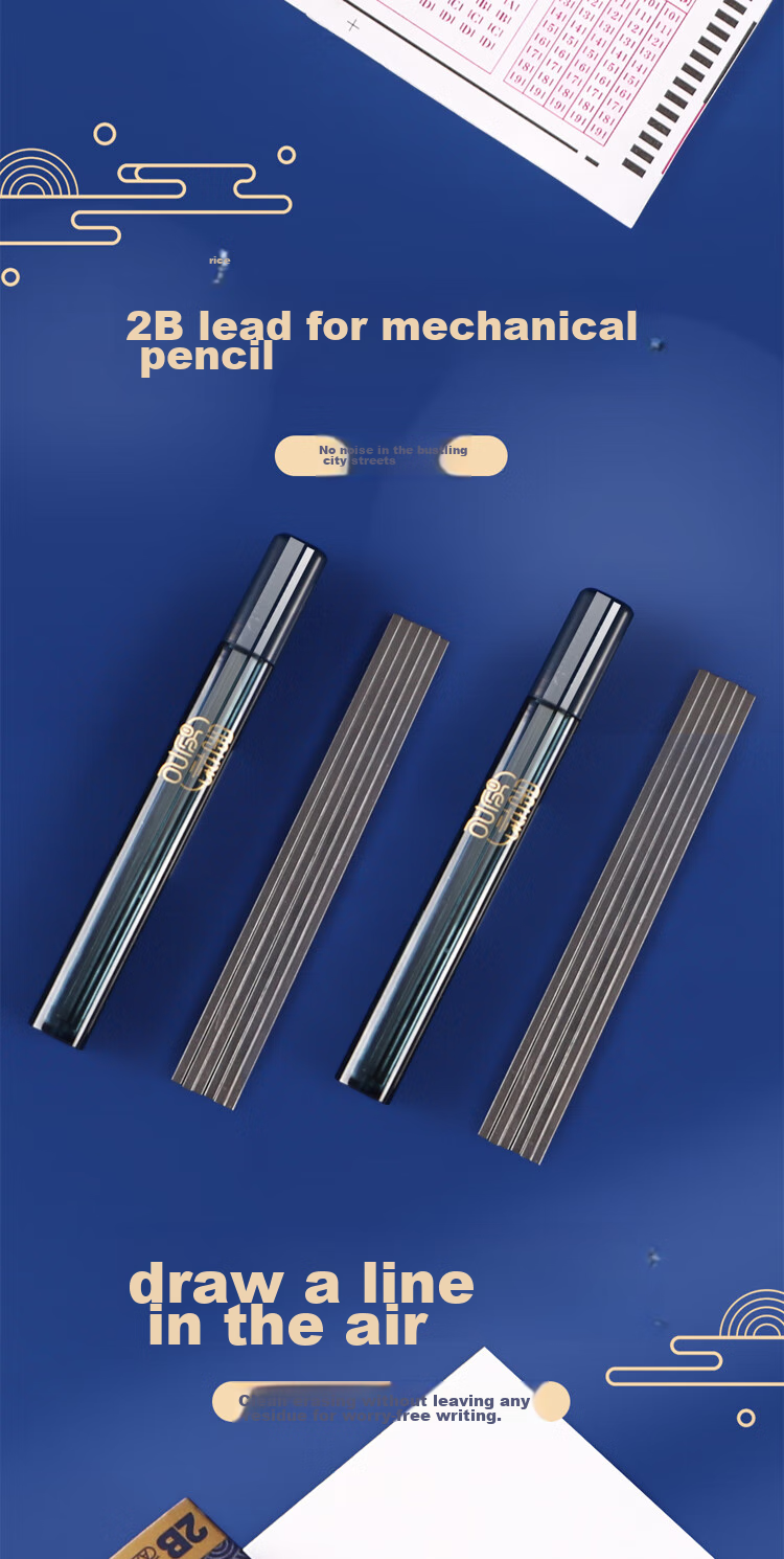 M&G Forbidden City Cultural Exam Answer Sheet Marking Pencil 2B Exam Answer Pencil for College Entrance Examination And High School Entrance Examination (One-Stroke Champion 4-Piece Set) HAMP1455 4