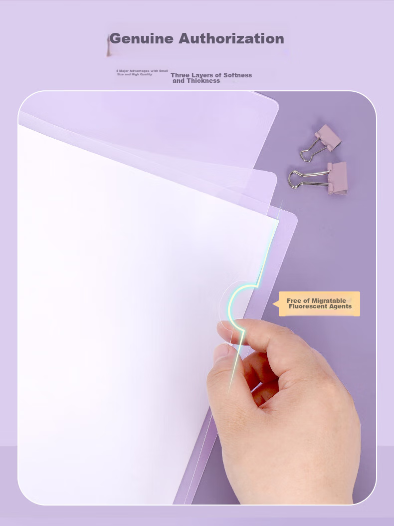 SIMAA Gradient Water Drop Pull Rod Clip, A4 Student Storage Folder for Documents And Resumes, File Folder with Pull Rod, Pack of 10, Yumnima, 22470 7