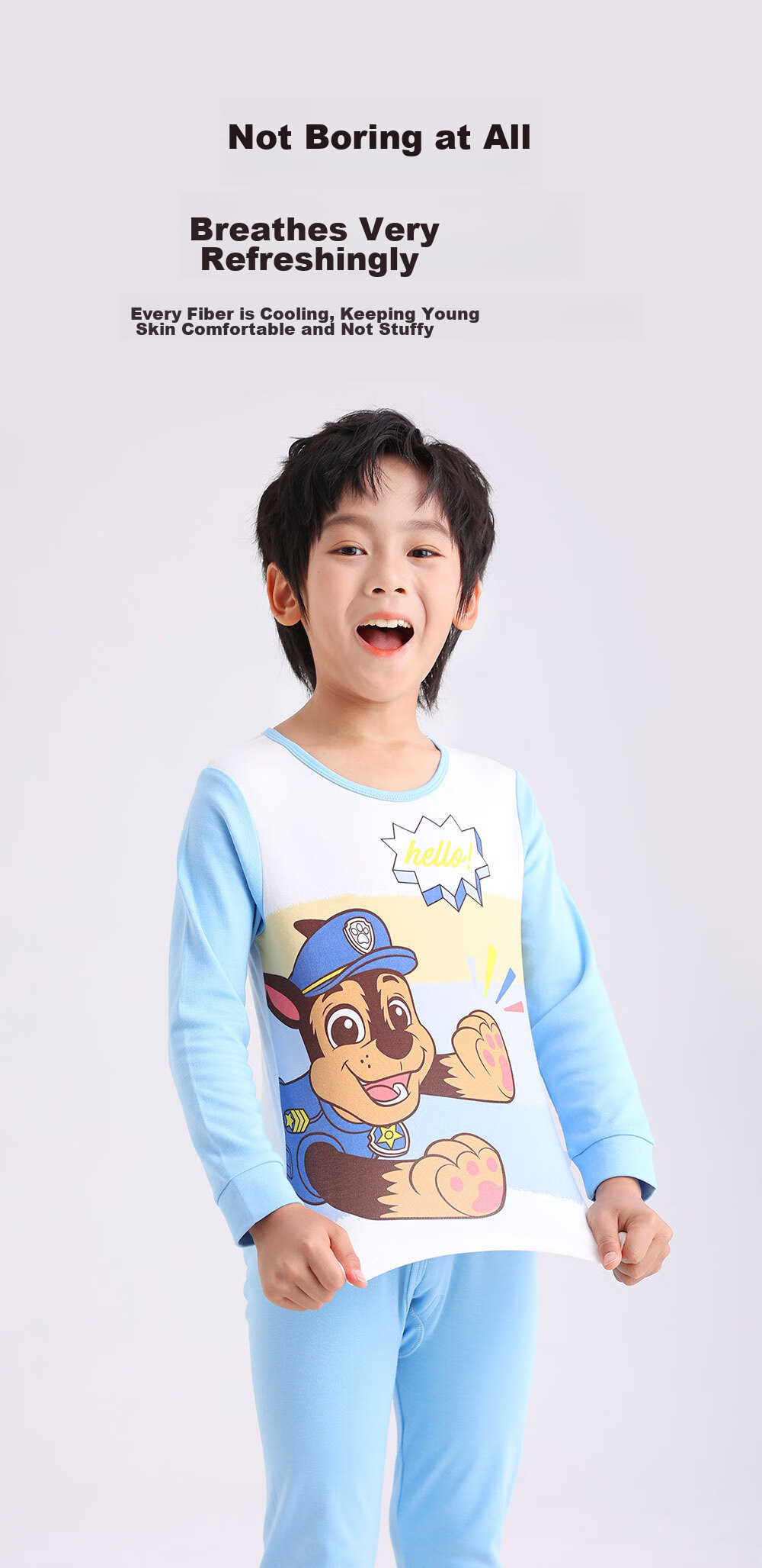PAW PATROL Children's Autumn Underwear Set, Boys' Pajamas, Kids' Spring Loungewear, Girls' PA1837 120 5