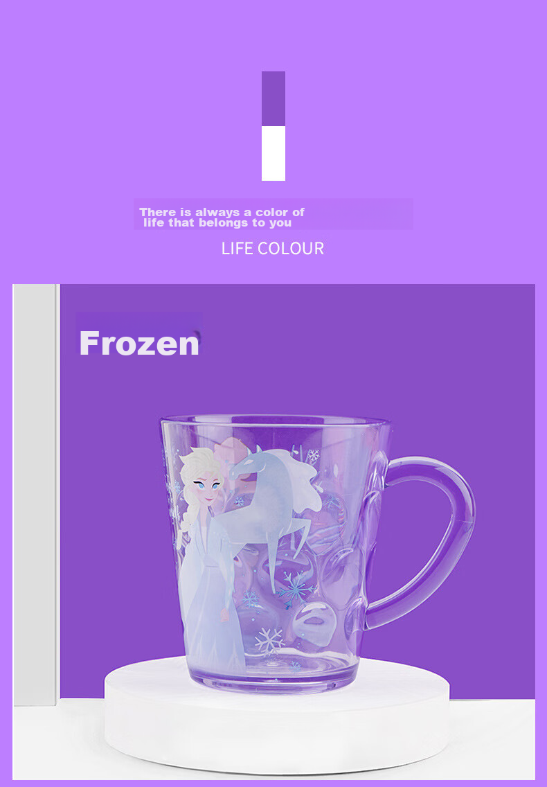 Disney Children's Mouthwash Cup, Elementary School Student Toothbrushing Cup, Household Tooth Mug, Plastic Durable Cartoon Rinsing Water Cup 7