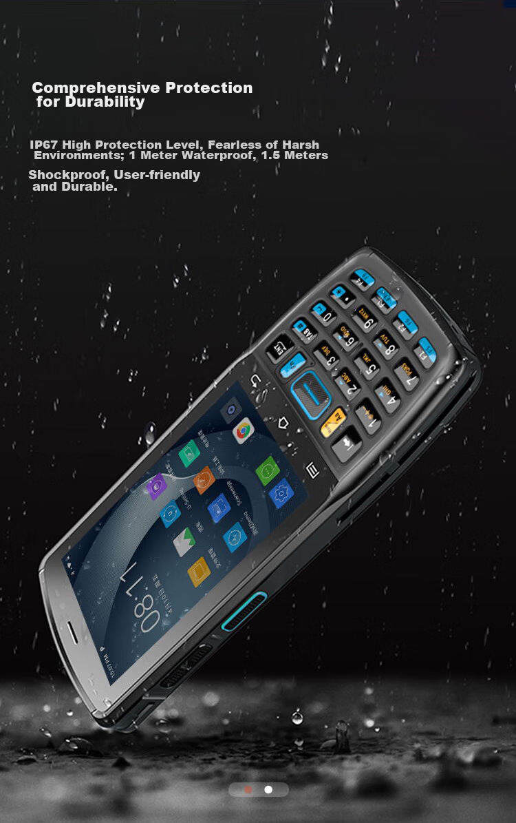 UROVO DT40SE Handheld Data Terminal, Industrial PDA, Barcode Scanner, Android Telecom ERP Bluetooth Gun, Inventory Machine, One-Dimensional And Two-Dimensional Wireless Scanner 7