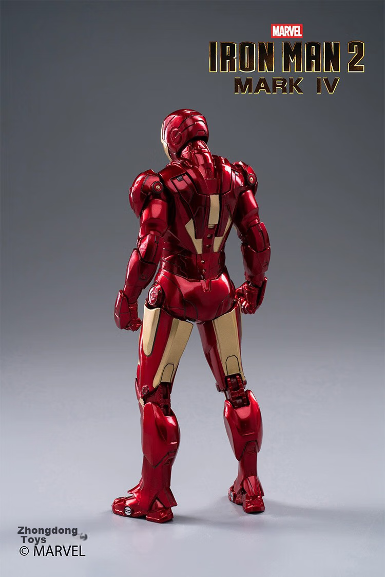 Marvel Iron Man MK4 Action Figure, Articulated Joint Display Model, Birthday Gift for Boys 7