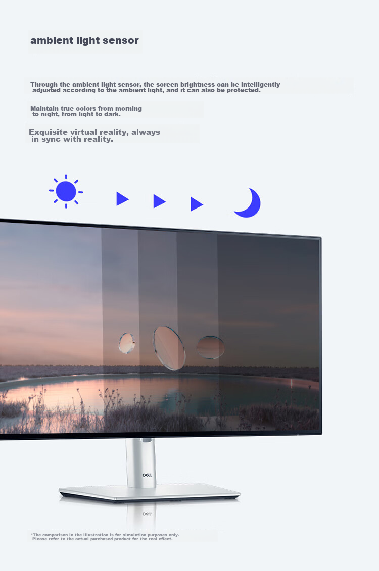 DELL UltraSharp 32-Inch 4K Monitor Advanced IPS Black Edition, 120Hz Refresh Rate, 140W Thunderbolt 4 Port, HDR600, Xiangnong Assistant, U3225QE 7