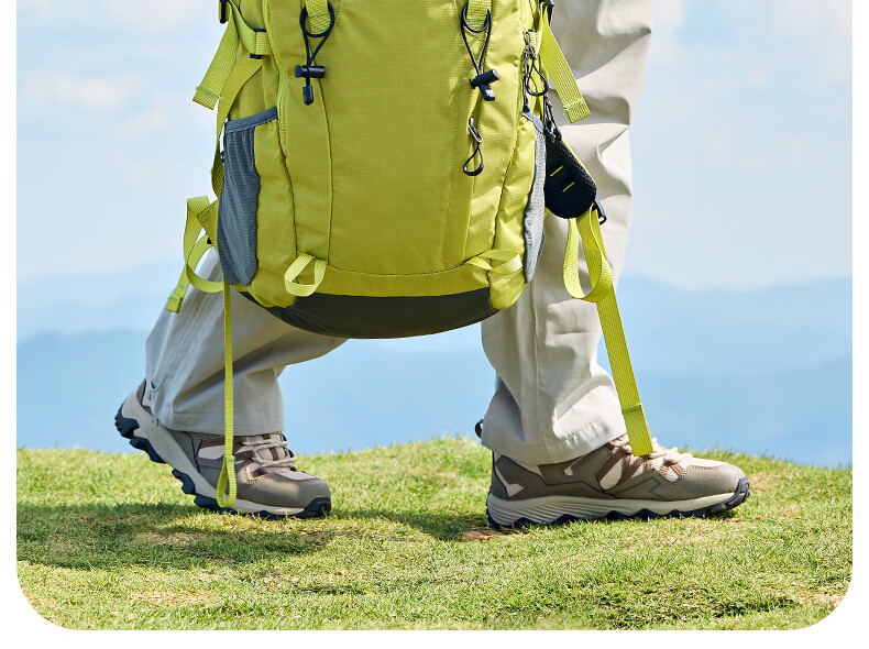 CAMEL Oxygen Pack Outdoor Mountaineering Backpack Double Shoulder Bag Sports Travel Hiking Water-Resistant Climbing Professional School Bag 10