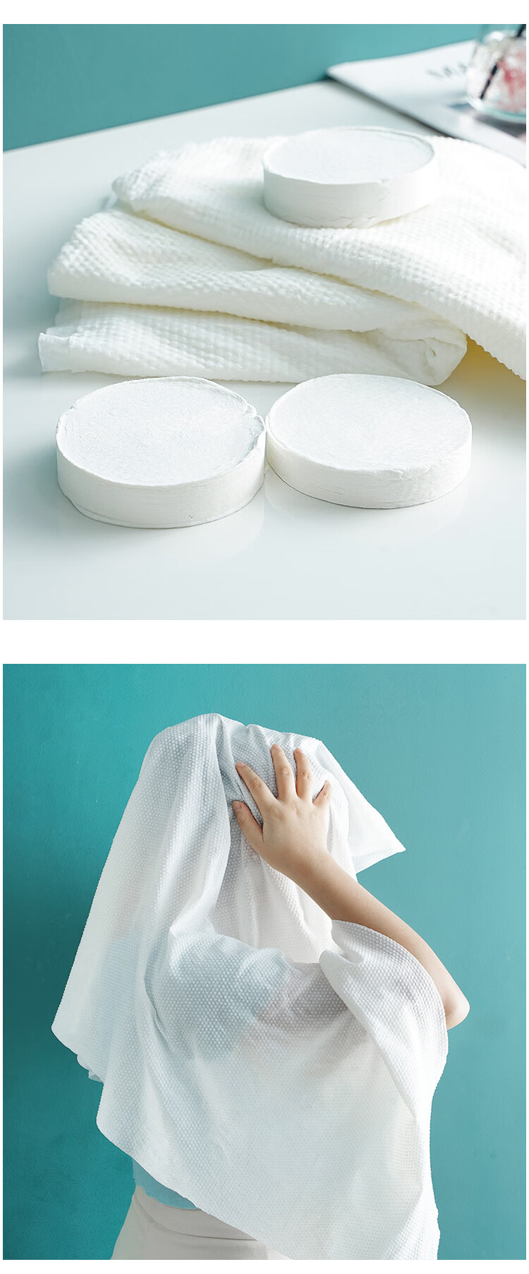 BWNK 20 Compressed Towels, Disposable Face Towels, Travel Essentials, Portable for Business Trips, Hotel Use, Thickened And Enlarged Towels 3