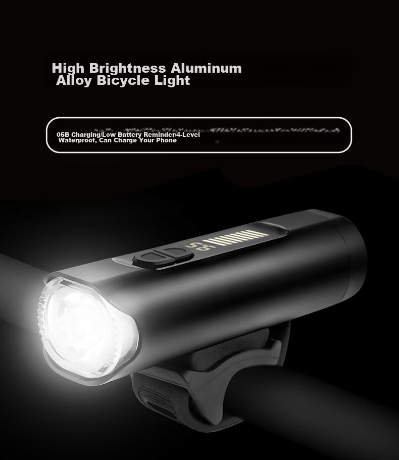 Addview Bicycle Light, Cycling Light, High-Intensity Flashlight, Rechargeable, Waterproof, Cycling Equipment 2