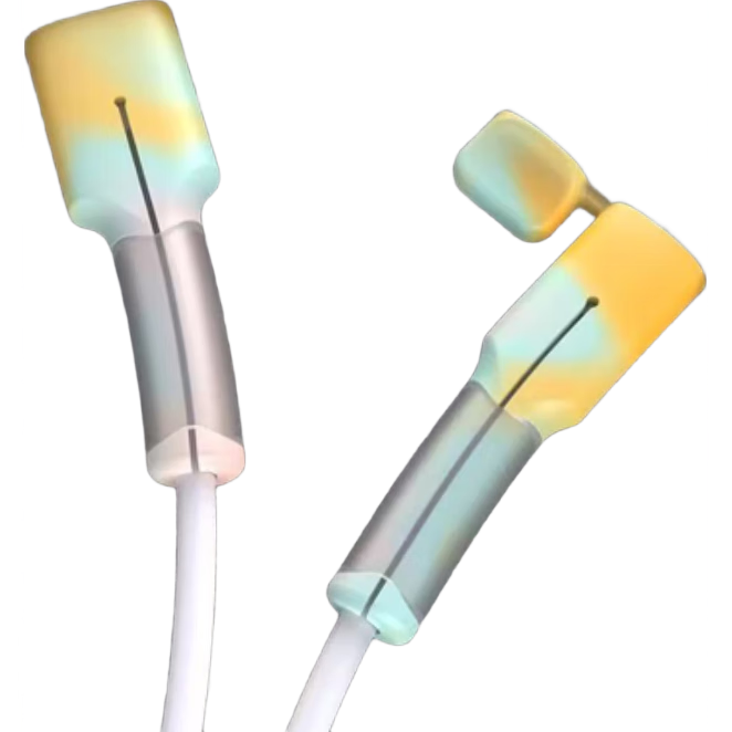 MAIKUQI Silicone Data Cable Protector, Anti-Breaking And Anti-Fracture for Charging Data Cables, Universal Android USB-TypeC Round Plug [Camouflage Color]