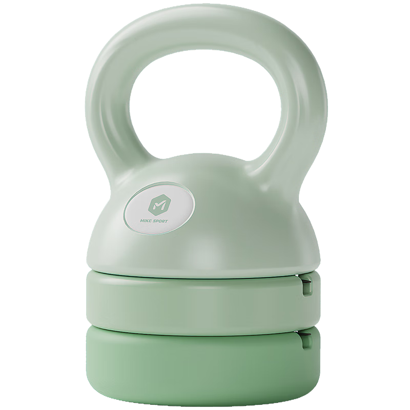 Mike Adjustable Kettlebell Dumbbell, Women's Glute-Lifting Fitness Home Squat, Unisex Weight-Lifting Kettlebell, Gradient Gree