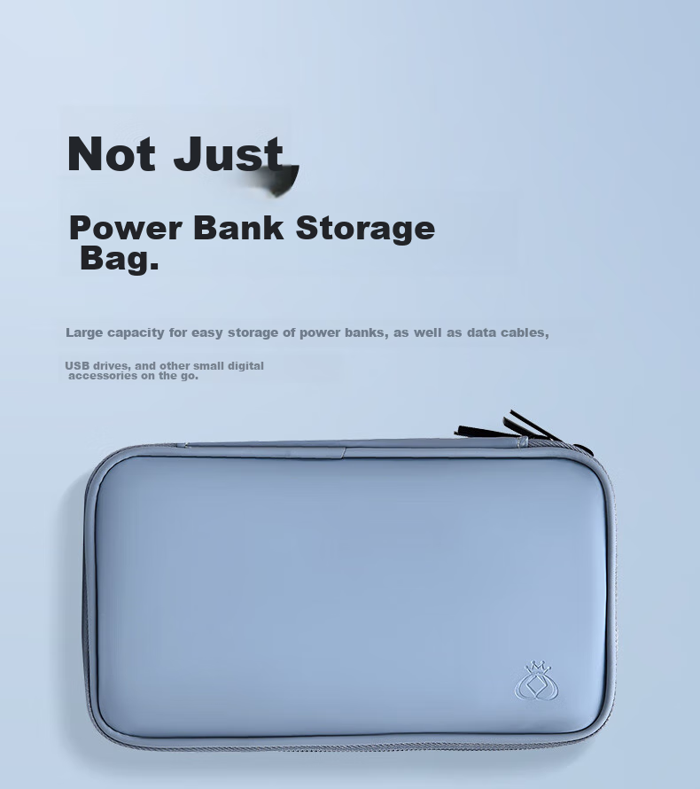 DiYi Workshop Large Capacity Portable Waterproof Hard Drive Storage Bag Compatible with Xiaomi, Coolpad, Huawei, Pisen, Apple, Aigo, Yoobao 30000mAh Power Bank Case 4