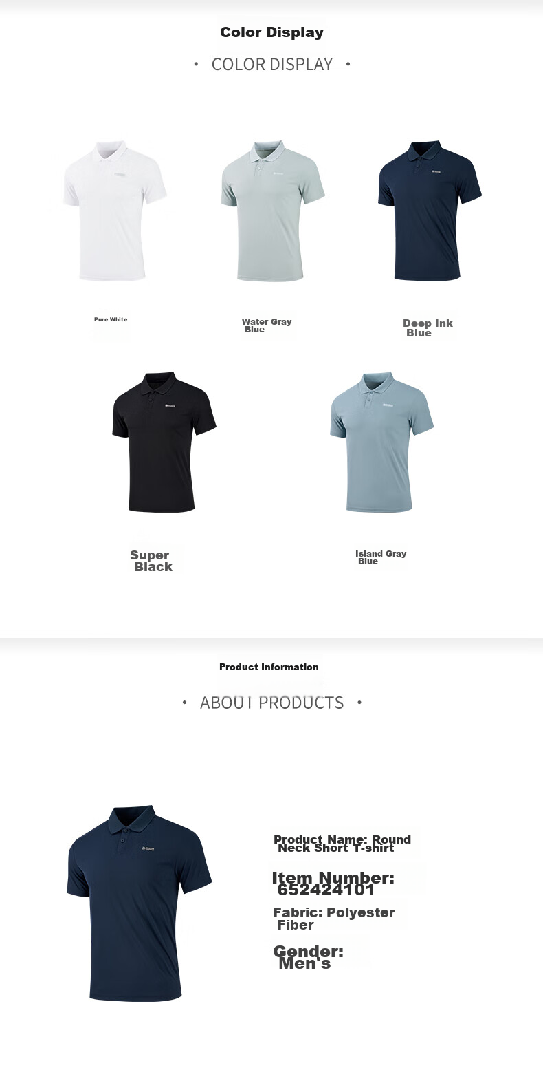 361° Women's Short-Sleeve T-Shirt, Summer New Style Quick-Dry Polo Shirt, Sports Running Loose Top, 662624112H-2 52