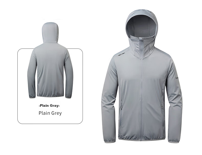 TOREAD Ice Silk Knit Sun Protection Shirt for Men, Breathable Spring And Summer UV-Resistant UPF50+ Sun Protection Clothing Skin Coat 35
