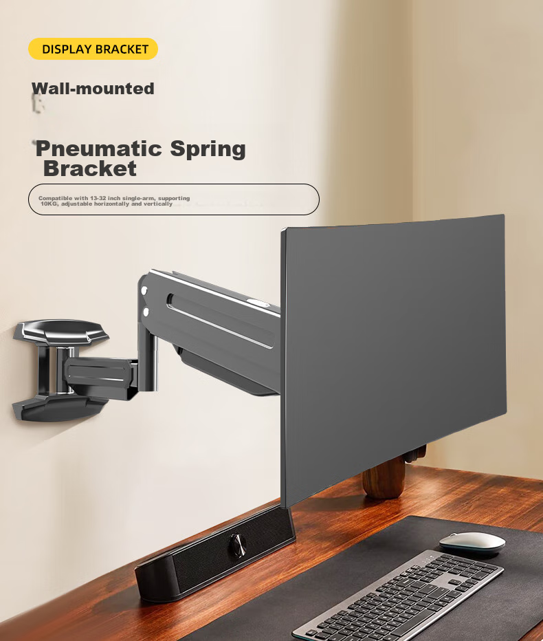 Zhiercheng Monitor Stand, Dual Screen 17-32 Inches, Top And Bottom Dual Screen Left And Right Dual Screen Computer Stand, Monitor Desktop Screen Bar-Shaped Stand [77cm Column] 2