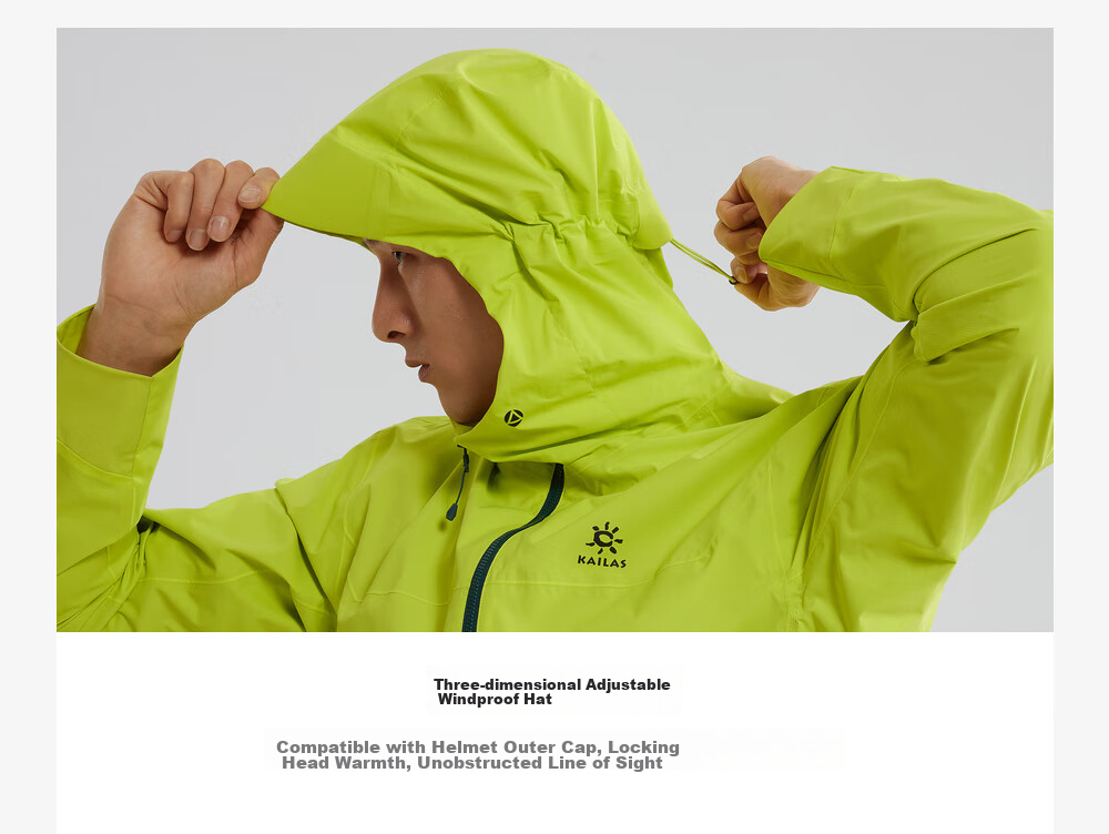KAILAS Kailas Thunderbird LT Softshell Jacket Men GTX 2L Lightweight Breathable Windproof Hooded Spring Outdoor Jacket Men 27