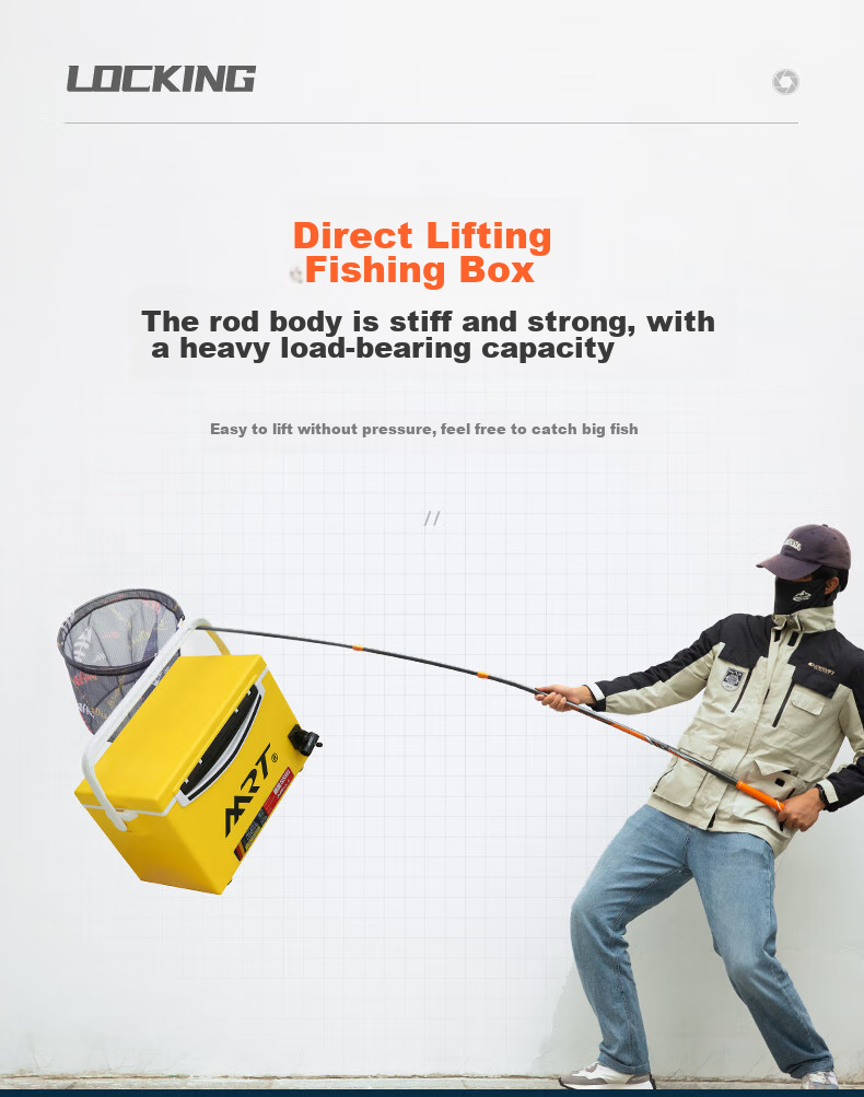 Grsaed Carbon Fiber Landing Net Pole, Ultra-Light And Ultra-Hard Telescopic Landing Net Rod, Complete Fishing Landing Net Set with Fish Net, 3.0 Meters, Orange 7