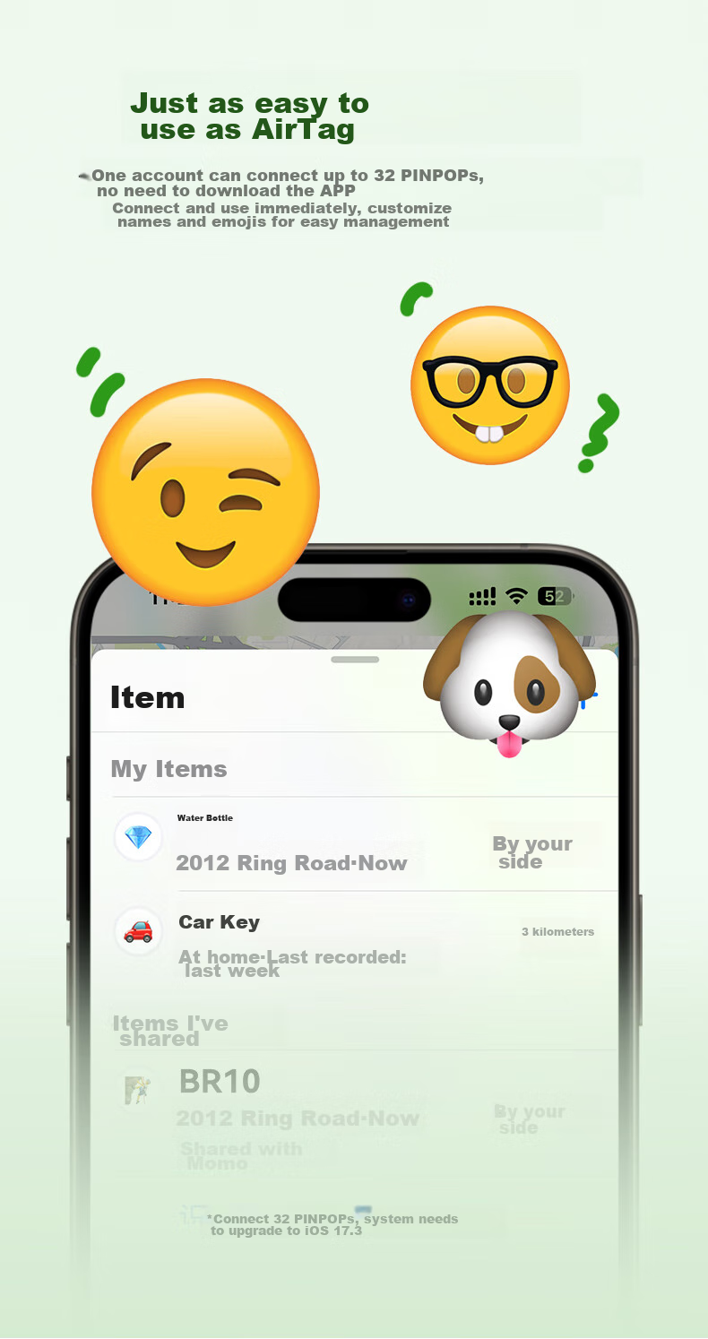 MOMAX AirTag, Officially Certified by Apple, GPS Tracker, Anti-Loss Device, Global Precise Locator for Apple Phones, Children, Elderly, Pets, Luggage, Car Keys, Anti-Loss Positioning 9