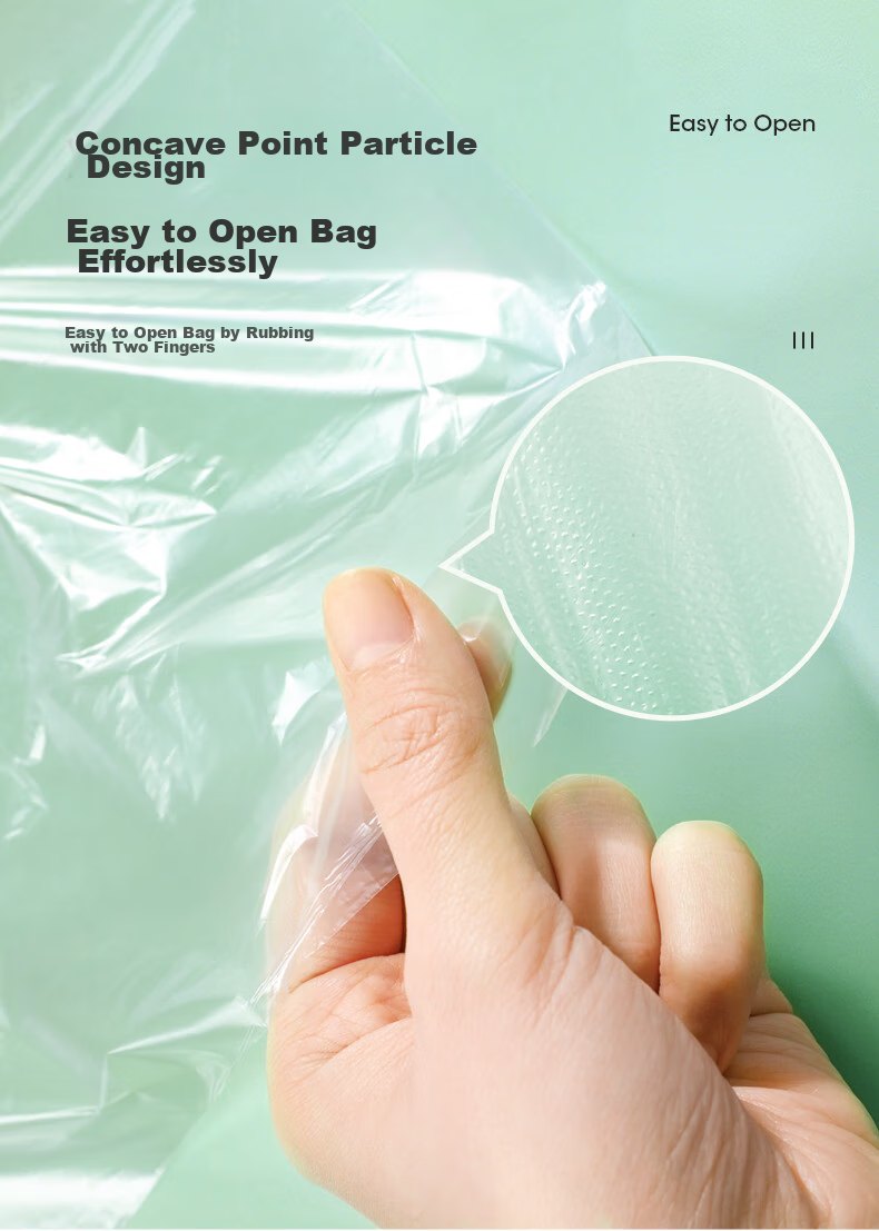 MARYYA Food-Grade Plastic Storage Bags, 300 Count, Large Size 35*25cm, Thickened, for Kitchen And Refrigerator Use, Food Packaging And Organizatio 12