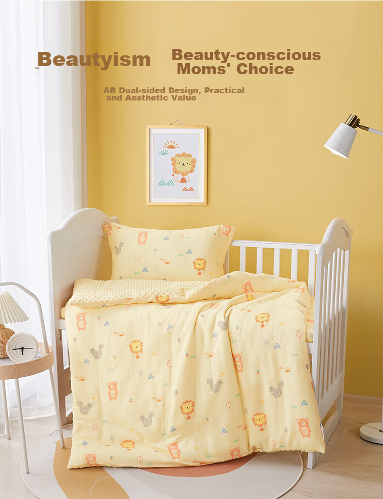 BEYONDHOME BABY Infant Class A 50% Soy Fiber Quilt Pure Cotton Spring and Autumn Quilt Kindergarten Blanket Panda Tuan Tuan 120*150cm 7