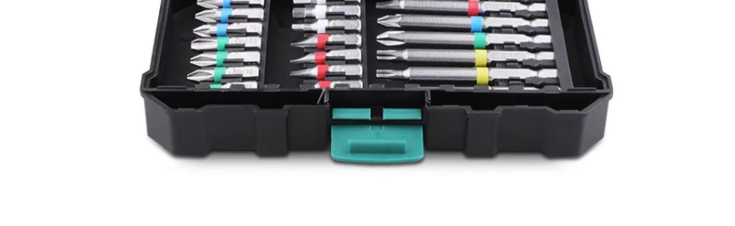 GREENER 44-Piece Screwdriver Set with Electric Screwdriver, Household Hexagonal Driver, Machine Drill Bits, Phillips Socket, Rainbow Magic Box 28