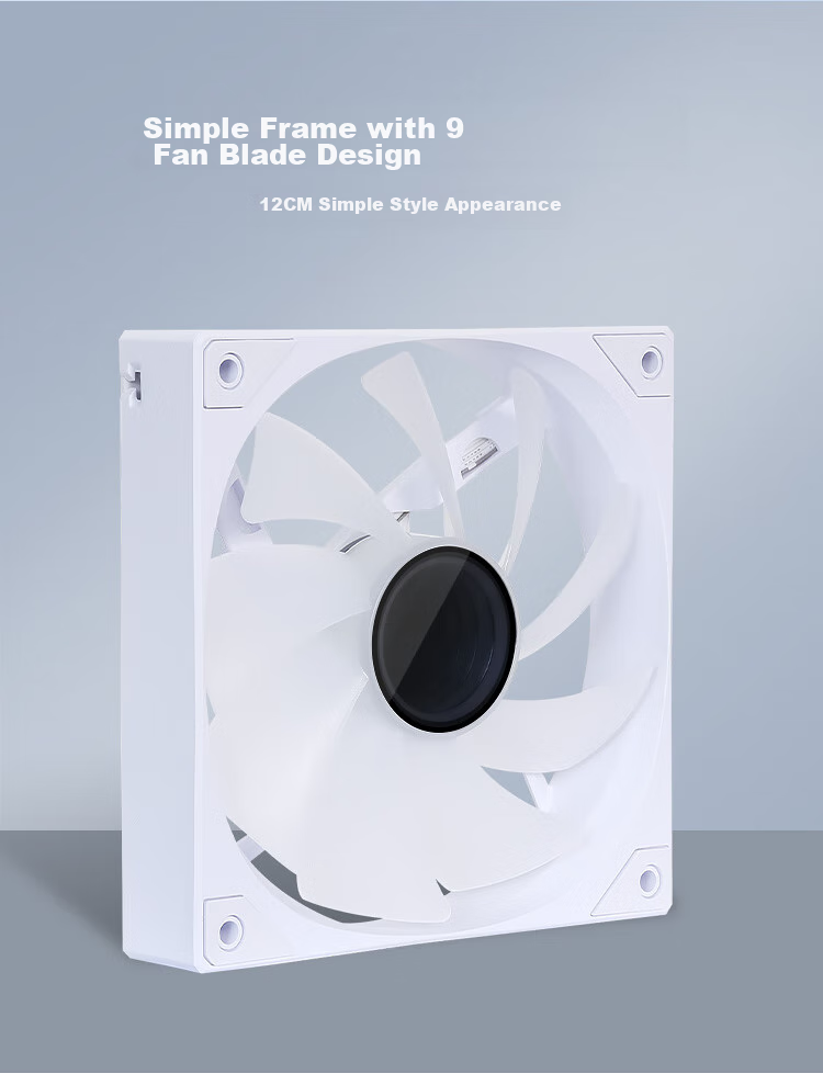 SAMA Pingtouge V1 ARGB Chroma Edition Anti-Leaf Black 12cm Case Fan, Infinite Mirror Light/mainboard Aura Sync/PWM Speed Control/5V 3pin Multi-Fan Daisy-Chaining 3