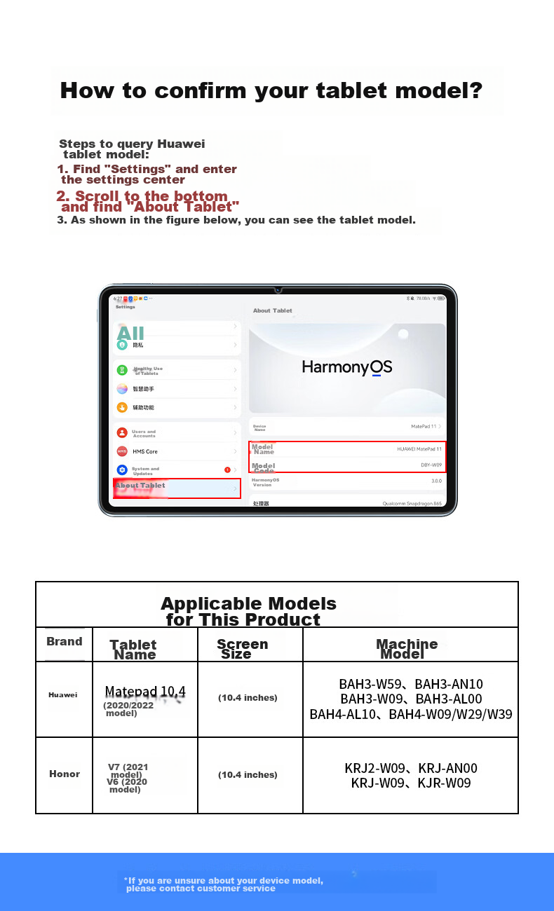 CangHua Tempered Glass Screen Protector for Huawei MatePad 10.4 Kirin/Yue Dong Version, Honor V7/V6 Tablet Protective Film, 10.4-Inch Shatterproof Anti-Fingerprint HD Screen Protector 2