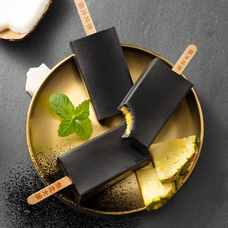 东北大板 菠萝口味雪糕 72g*6支  盒装 棒支 冷饮果味 冰淇淋 冰激凌 批发