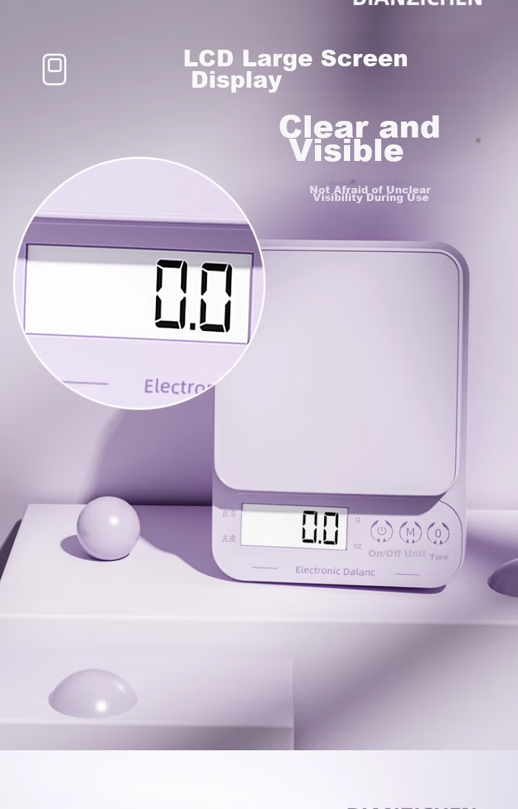 Royalstar Electronic Kitchen Scale, Home Food Scale, Compact Gram Scale, High-Precision Baking Scale, 10kg/0.1g Capacity 10