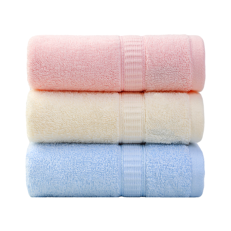 Grace Towels, 4-Pack, Pure Cotton, Face Washing, Household Use, Adult Soft Full Cotton, Absorbent, for Men And Women, Thick Large Towels for Sports