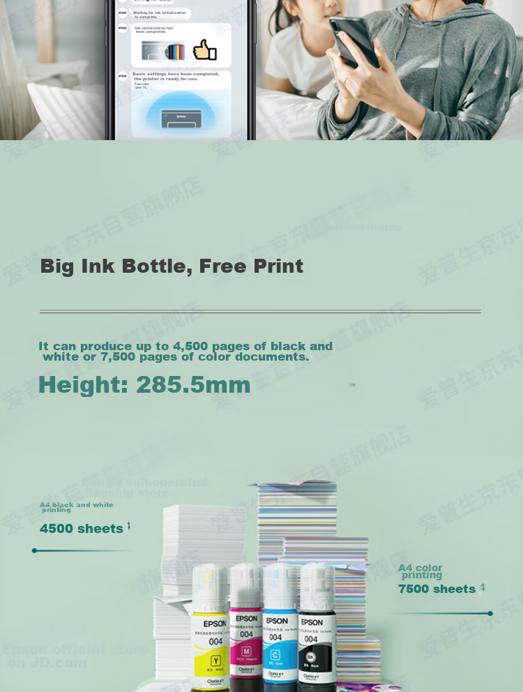 Epson L130 Color Ink Tank All-In Printer for Office And Home Use, Black 2