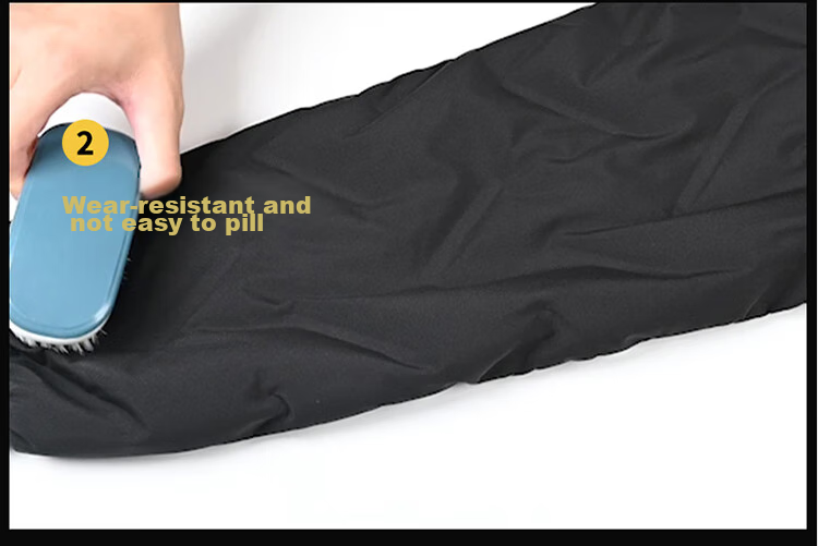 JEEP Men's down Pants for Winter, Fleece-Lined Thick Warm Joggers Casual Trousers, Black, Size M 5