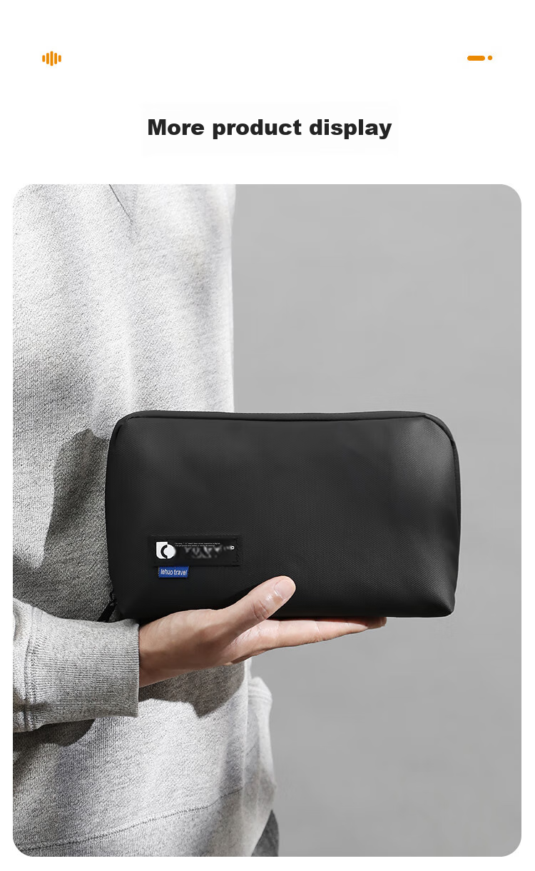 Right Away Digital Storage Pouch, Mouse Charger, Computer Power Supply Cable, Travel Portable Electronic Device And Phone Accessory Bag 17