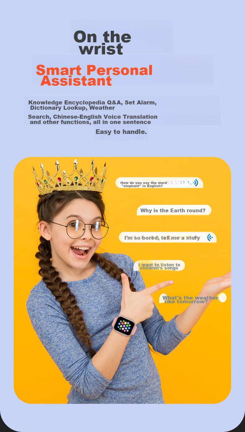 Ozing [No Game Long Standby] Children's Smart Watch Phone 4G Full Network Student Youth Middle And High School Precise Positioning Sports-Grade Waterproof Video Smart Watch 10